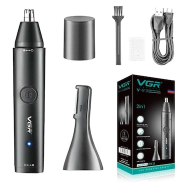 ماكينة حلاقة في جي آر للشعر الأنف والشعر الاحترافية 2 في 1 - V-613