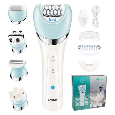 مجموعة العناية الشخصية الاحترافية فى جى ار 5 في 1 - أبيض - V-703