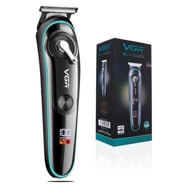 ماكينة تشذيب الشعرفي جي آر الاحترافية - اسود - V-075