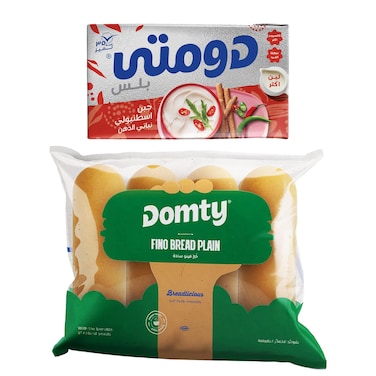 جبنة اسطنبولي دومتي بلس - 1 كجم + عيش فينو - 4 قطع