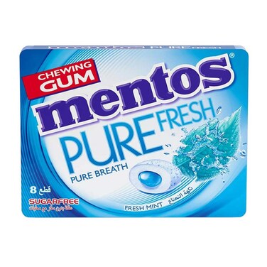 Mentos Pure Fresh Mint Chewing Gum - 14 gm