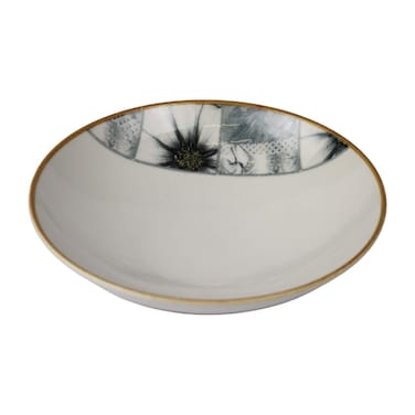 Lotus Round Deep Plate - 21 Cm - 6606KOB