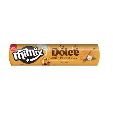 Mimix Dolce Vanilla Biscuit Cream Stick Hard Candy - 9 Pieces