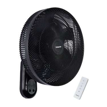 مروحة حائط تاتش جيت ماكس 18 بوصة ريموت كنترول - اسود - 40166