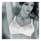 Lasso Cotton Lace Bra - White - B8