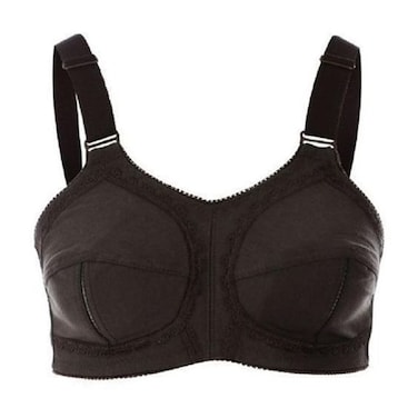 Lasso Cotton Bra - Black - D44