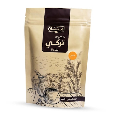 قهوه إمتنان تركى ساده فاتح - 100 جم