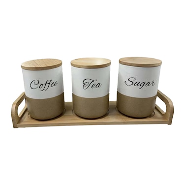 طقم توابل أبيض جي آند إم - ٤4 قطع