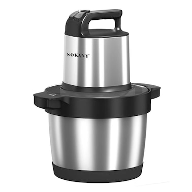 Sokany Electric Meat Chopper 1500 Watt 6.5 Liters - Silver - SK-7033A