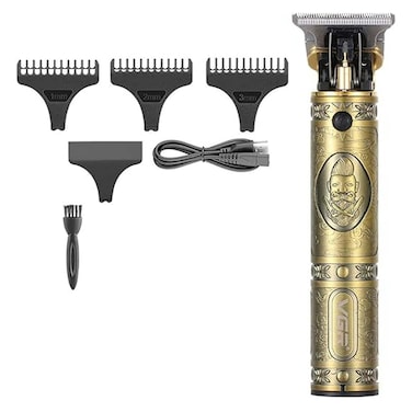 ماكينة في جي ار لتشذيب الشعر الاحترافية - ذهبية - V-085