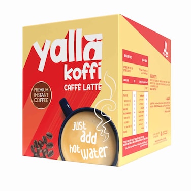 Yalla Koffi Instant Caffe Latte - 25 gm - 10 Sachets