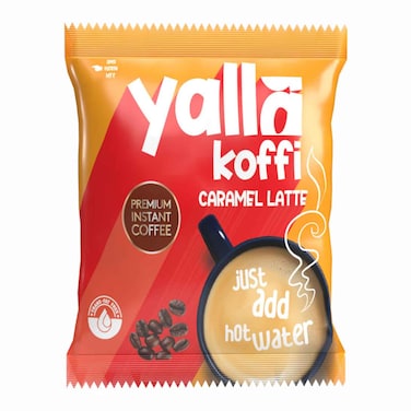 Yalla Koffi Instant Caramel Latte - 25 gm