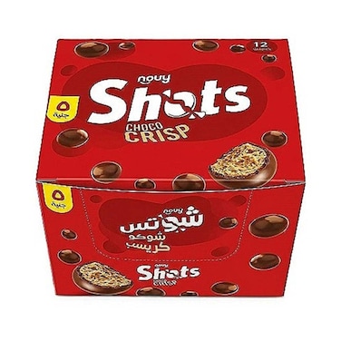 Shots Choco Crisp - 12 Pieces