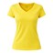 LC S26 WOMEN T-SHIRT V NECK GOLD M