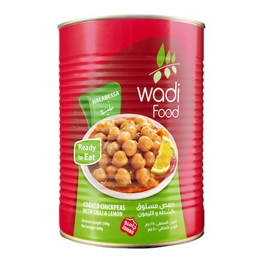 Wadi Food Hummus Chilli and Lemon - 400 gm
