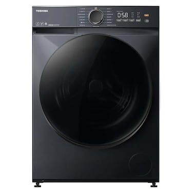 Toshiba T21 Inverter Fully Automatic Washing Machine - Front Load - 8.5 kg - Dark Grey - TW-T21BU95UWEG