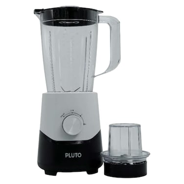Pluto Blender 1.5 liter 500 Watt 2 Speeds with Grinder - Black - PL-BL50015