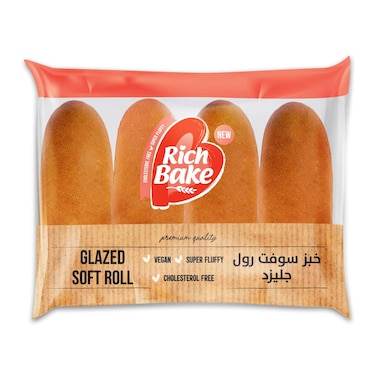 خبز سوفت جليزد ريتش بيك -4 قطع