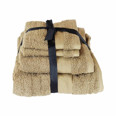 طقم فوط حمام كوتون تري - بيج - 4 قطع