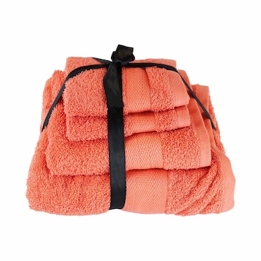 طقم فوط حمام كوتون تري - فوشيا - 4 قطع