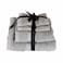 Cotton Tree Bath Towel Set - Gray - 4 Pieces