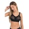 Seline Lace Bra Cup D - Size 44 - Black
