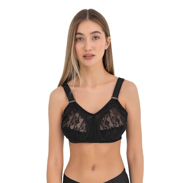 Seline Lace Bra Cup D - Size 44 - Black