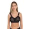 Seline Lace Bra Cup D - Size 44 - Black
