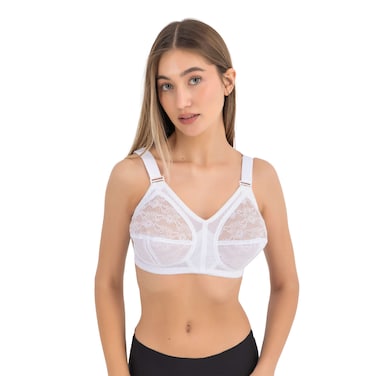 Seline Lace Bra Cup C - Size 46 - White