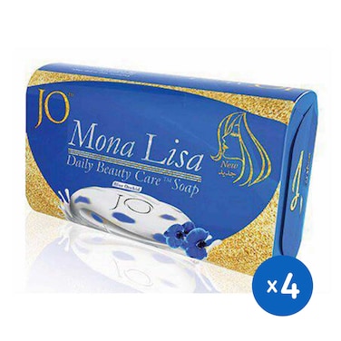 صابون جو مونا ليزا برائحة الأوركيد الأزرق - 125 جم - 4 قطع