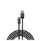 Devia Mesh Armour USB to USB-C Cable - 2m - 2.1A - Black