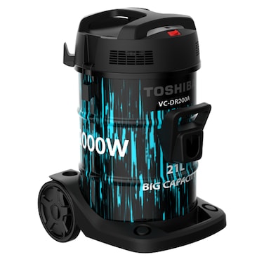 مكنسة توشيبا برميل 2000 وات 21 لتر - اسود - VC-DR200ACME (B)