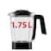 خلاط كهربائي ميانتا 700 وات 1.75 لتر 2 مطحنة - اسود - BL1291G