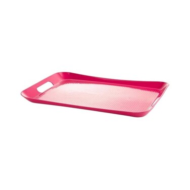 M Design Medium Serving Tray - 39*27 Cm - Fuchsia