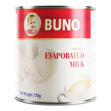 BUNO EVAPORATED MILK 170G