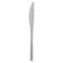 Zinnia Stainless Steel Slender Mirror Table Knife Set - 3 Pieces - Silver