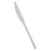 Zinnia Stainless Steel Milano Mirror Table Knife Set - 3 Pieces - Silver