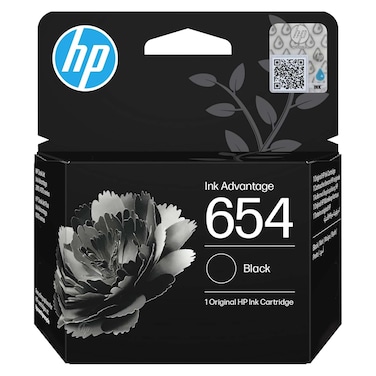 خرطوشة حبر اتش بى 654 ادفانتج - اسود