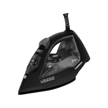 مكواة بخار تورنيدو 2000 وات قاعدة سيراميك - رمادي - TST-2000NC