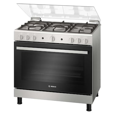 Bosch Gas Cooker 90 Cm 5 Burners - Stainless Steel - HGV1F8Y50S