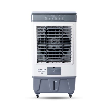 مبرد هواء سوناي 60 لتر 170 وات ديجيتال بريموت كنترول - أبيض/ رمادي - MAR-60DG