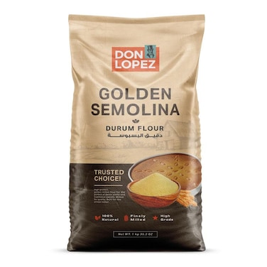 Don Lopez Golden Semolina Flour - 1 kg