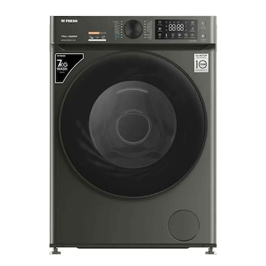 غسالة فريش تحميل أمامي انفرتر فول أوتوماتيك - 7 كجم - فضي داكن - W7DD1255PCCG22713