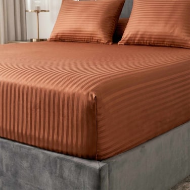 4Bed Striped Bed Sheet - 120*200 Cm - Havan