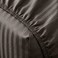 4Bed Striped Bed Sheet - 160*200 Cm - Gray