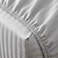 4Bed Striped Bed Sheet - 160*200 Cm - Silver
