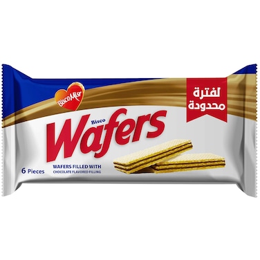 ويفر بيسكو مصر المحشو بنكهة الشوكولاتة - 6 قطع