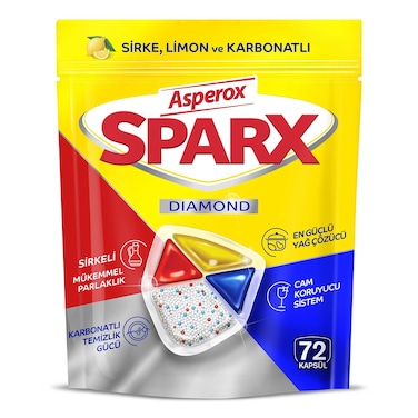 Asperox Diamond Dishwashing Capsules - 72 Capsule