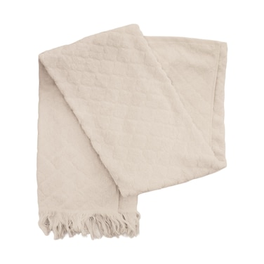Untied Textile Bath Towel Trefle - 70*130cm - White