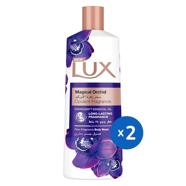Lux Magical Orchid Scented Shower Gel - 500ml - 2 Pieces